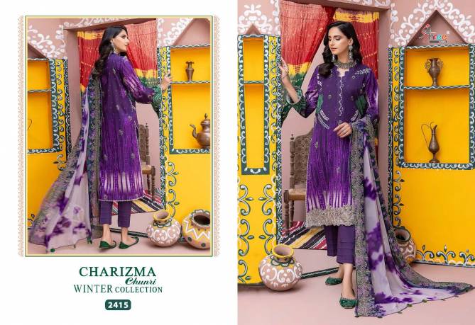 Shree Charizma Chunri Fancy Festive Wear Winter Pakistani Salwar Kameez Collection 